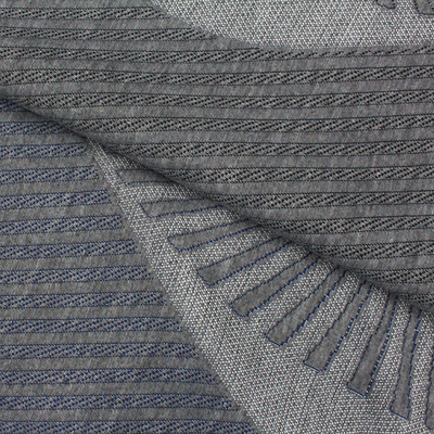 300gsm de gebreide van de de Stoffenlucht van de Jacquardmatras van het de Laagbamboe Stof van de de Houtskoolvezel