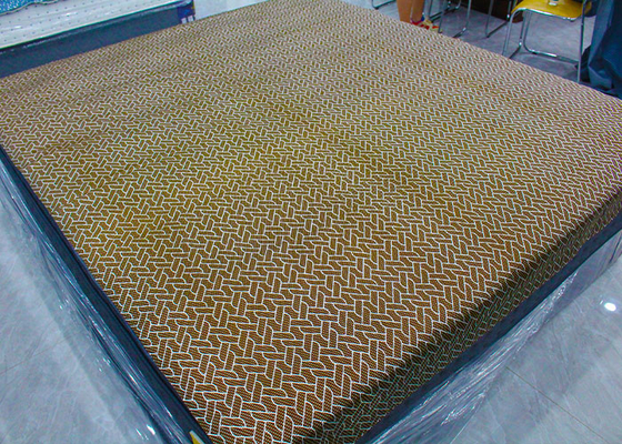 Afwijking Gebreide Matras het Watteren Stoffenpolyester Gedrukte Aanpassing
