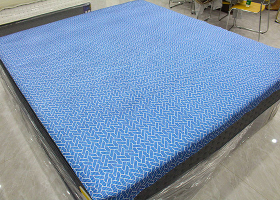 Afwijking Gebreide Matras het Watteren Stoffenpolyester Gedrukte Aanpassing