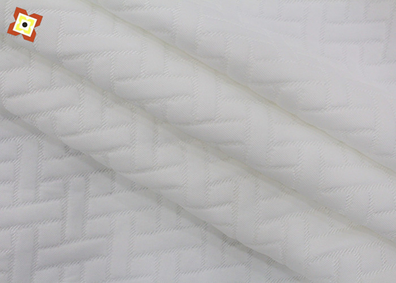 Gebreide de Matras van het Jacquardhoofdkussen het Watteren Stof 500gsm voor Huis Textielhotel