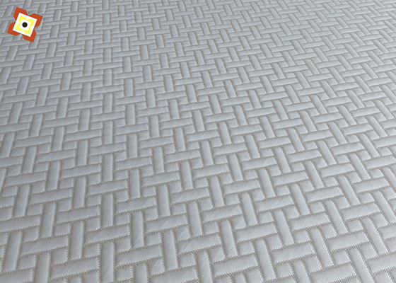 Gebreide de Matras van het Jacquardhoofdkussen het Watteren Stof 500gsm voor Huis Textielhotel