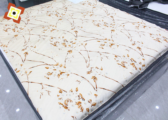 230cm de Matras van het Breedtehoofdkussen het Watteren Bestand Scheur van het Stoffen de Beige Decor
