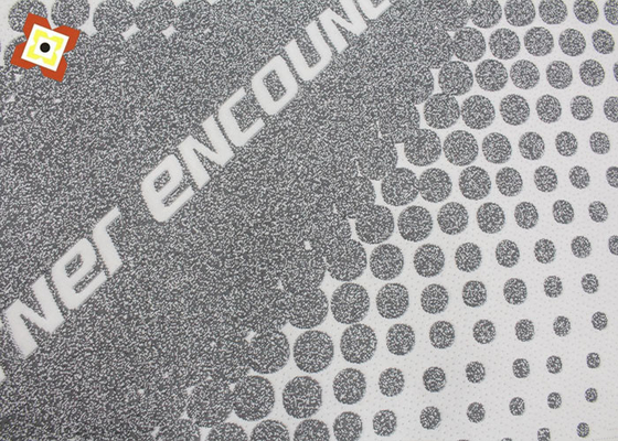 550gsm polyester Gewatteerde Stof Heather Grey Graphene Fabric