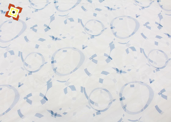 Groothandel Textielstof Vervaardiger Goedkope prijs Verkoop Wit gedrukt Polyester gebreide stof Matrasstof