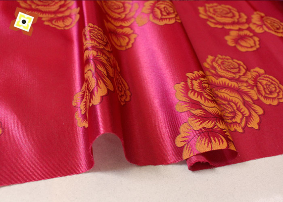 Warp Gebreide Polyester 110GSM Matras Quilting Stof Bedrukt Tie Dyed