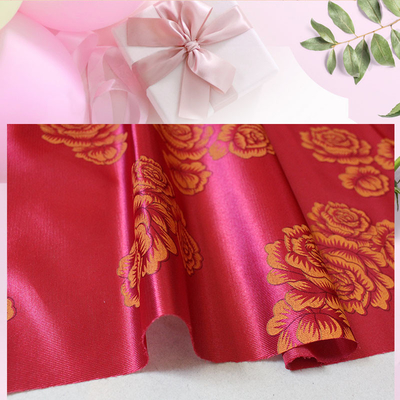 Warp Gebreide Polyester 110GSM Matras Quilting Stof Bedrukt Tie Dyed