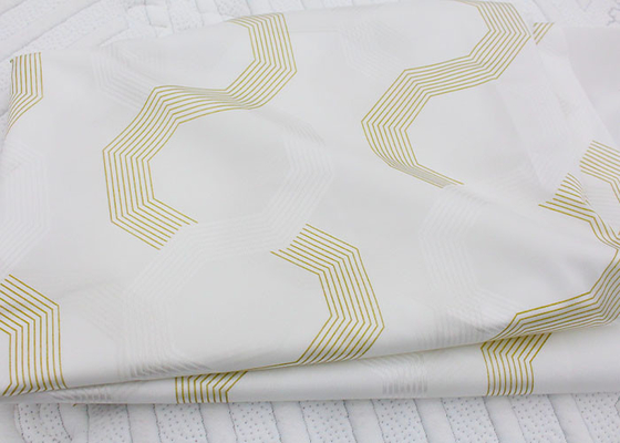 Gedrukte Afwijking Gebreide van het het Huishouden Textielpigment Gedrukte Bed van de Matrasstof het Bladstof