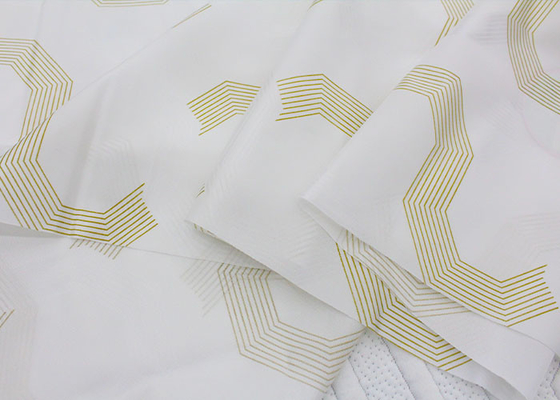 Gedrukte Afwijking Gebreide van het het Huishouden Textielpigment Gedrukte Bed van de Matrasstof het Bladstof