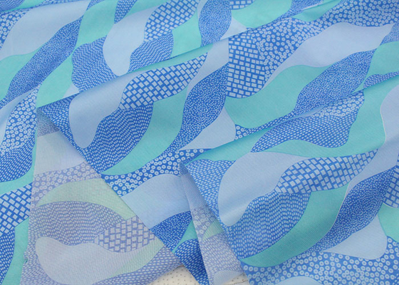 Gedrukte Afwijking Gebreide van het het Huishouden Textielpigment Gedrukte Bed van de Matrasstof het Bladstof