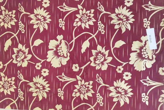 Groothandel 100 Polyester Matras Comilting Stof Warp Gebreide Goud Print Matrasstof