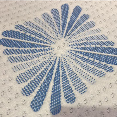 SGS Gerecycleerde Stof van de Polyester160gsm Gebreide Jacquard voor Beddegoed