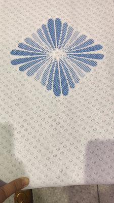 SGS Gerecycleerde Stof van de Polyester160gsm Gebreide Jacquard voor Beddegoed