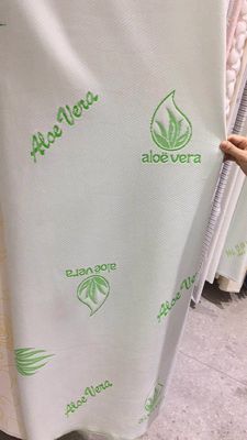 Groene 2.2m Brede 240gsm Gebreide Jacquardstof voor Matras