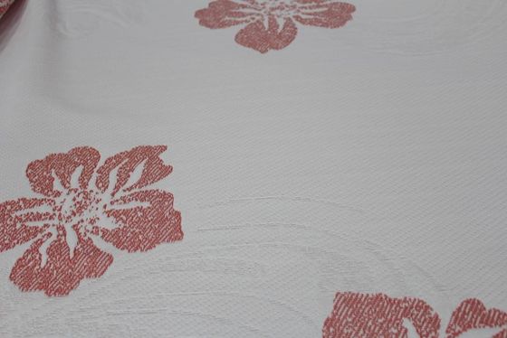 Breit de water Bestand 240gsm Polyjacquard Stof met Bloempatroon