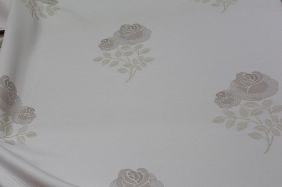 De vochtbestendige 200gsm-Breiende Stof van de Polyesterjacquard met Rose Pattern Printed