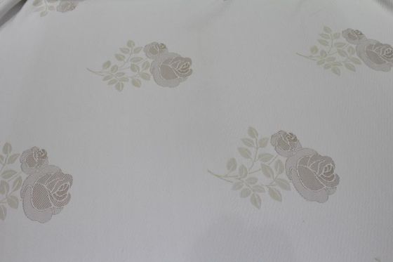 De vochtbestendige 200gsm-Breiende Stof van de Polyesterjacquard met Rose Pattern Printed