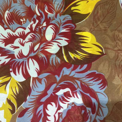 Anti de Polyester van het Water70gsm Tricot het Watteren Stof met Gedrukt Pigment