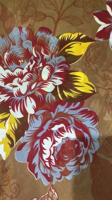 Anti de Polyester van het Water70gsm Tricot het Watteren Stof met Gedrukt Pigment