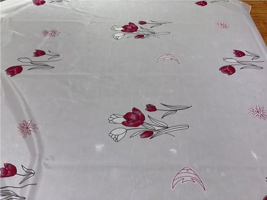 Antivochtigheid Gebreide 100g/M2-Matras het Watteren Stof met Tulip Pattern