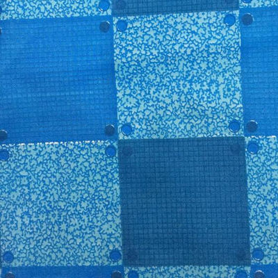 Stof van de het Bewijs de Lichtblauwe Polyester van de stofmijt, 38g/M2-de Stof van de Jacquardmatras