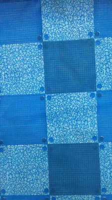 Stof van de het Bewijs de Lichtblauwe Polyester van de stofmijt, 38g/M2-de Stof van de Jacquardmatras