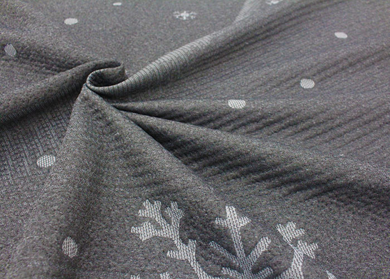 100% patroon van de de stoffensneeuwvlok van de polyester het fijne jacquard gebreide matras