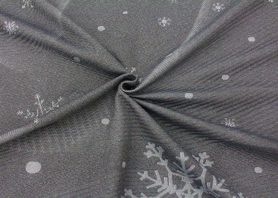 100% patroon van de de stoffensneeuwvlok van de polyester het fijne jacquard gebreide matras
