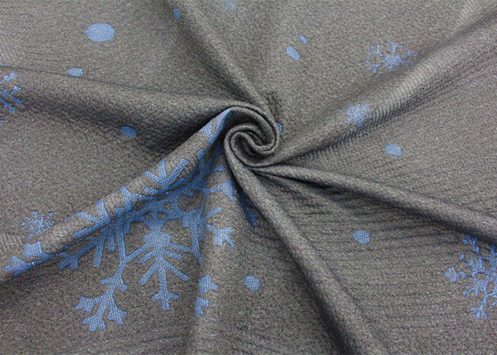 100% patroon van de de stoffensneeuwvlok van de polyester het fijne jacquard gebreide matras