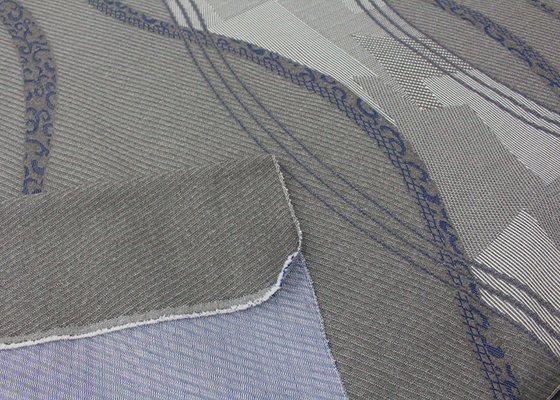 260gsm matras het Watteren de Stof van Gray Polyester Knitted Jacquard Protective van het Stoffenlinnen