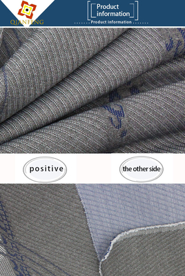 260gsm matras het Watteren de Stof van Gray Polyester Knitted Jacquard Protective van het Stoffenlinnen