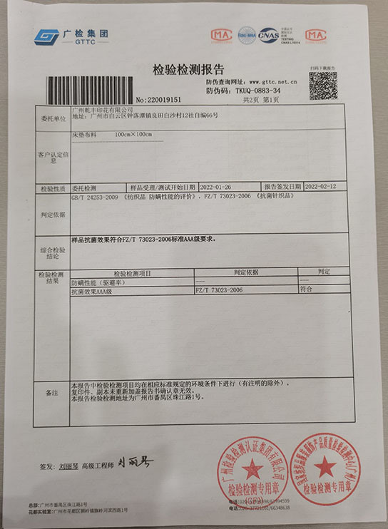 China Guangzhou Qianfeng Print Co., Ltd. Certificaten